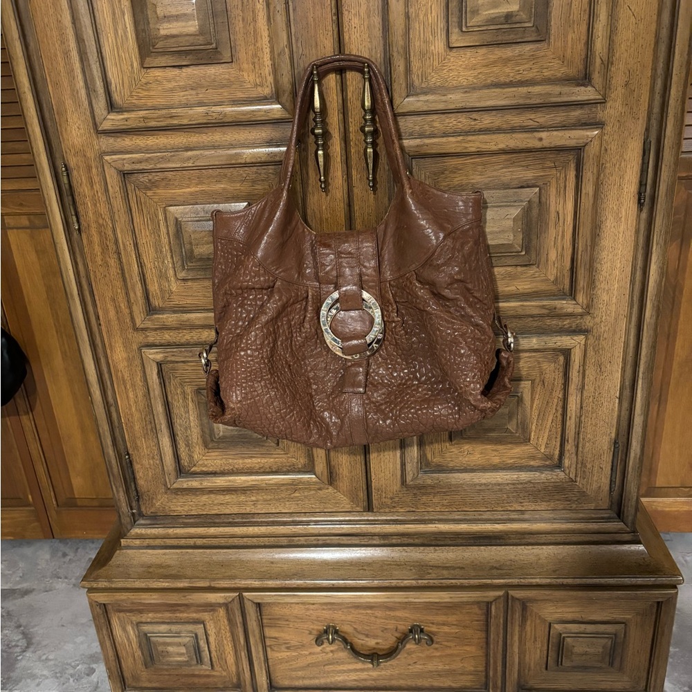 Bulgari Brown Leather Bag